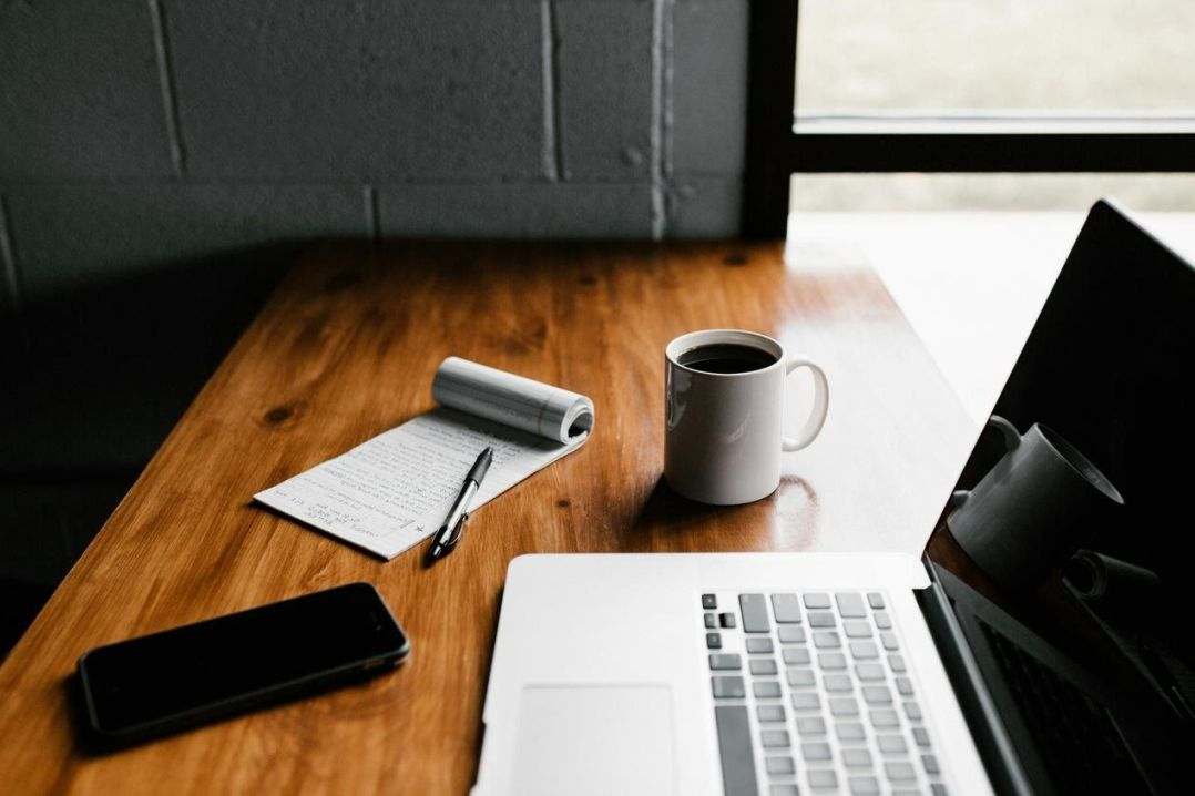 Responsive website mockup